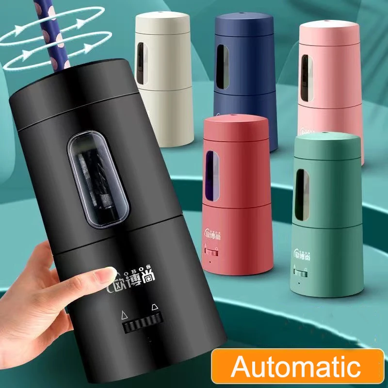 Electric Pencil Sharpener Usb - Pengasah Pensil Elektrik Otomatis yang Kreatif,