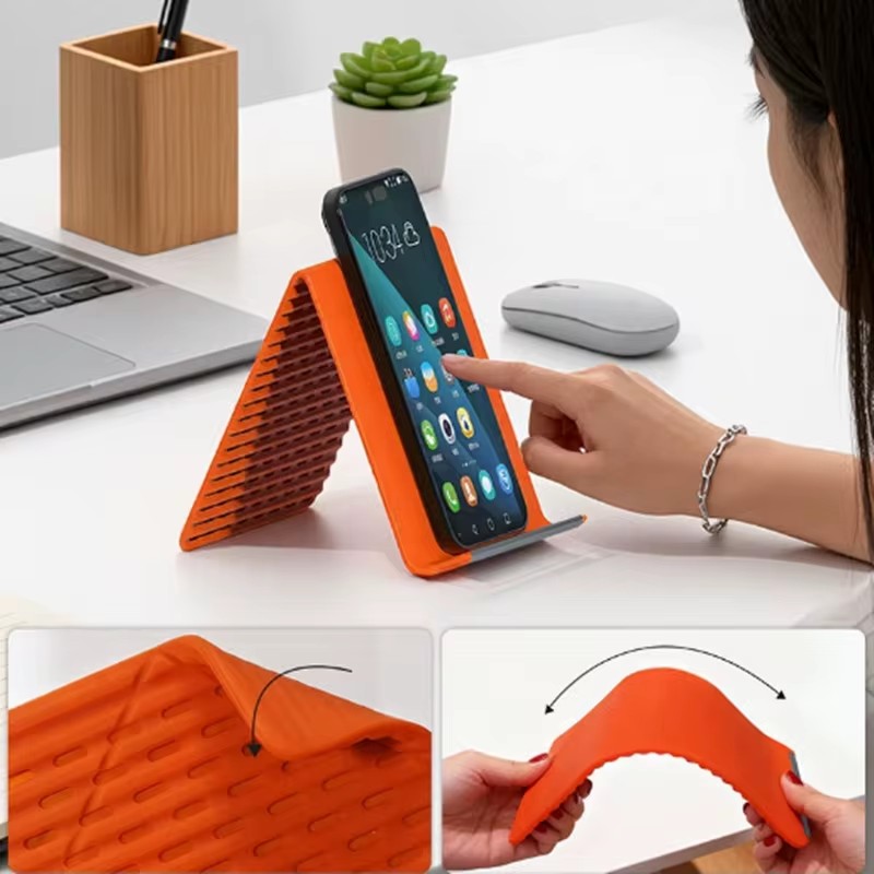 Desk Accessories - Penyangga Ponsel Portabel Silikon, Dudukan Tablet