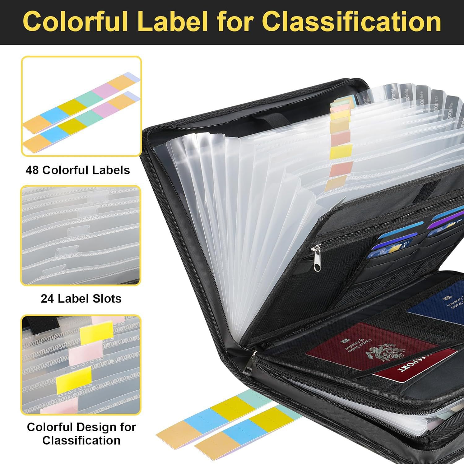 13 Folder Berkas Ekspansi deng - Expandable Accordion File Folder 13 Pockets ulasan dan harga