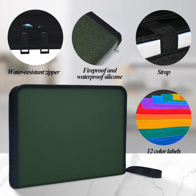 Folder Berkualitas Tinggi yang - Expandable Accordion File Folder 13 Pockets ulasan dan harga