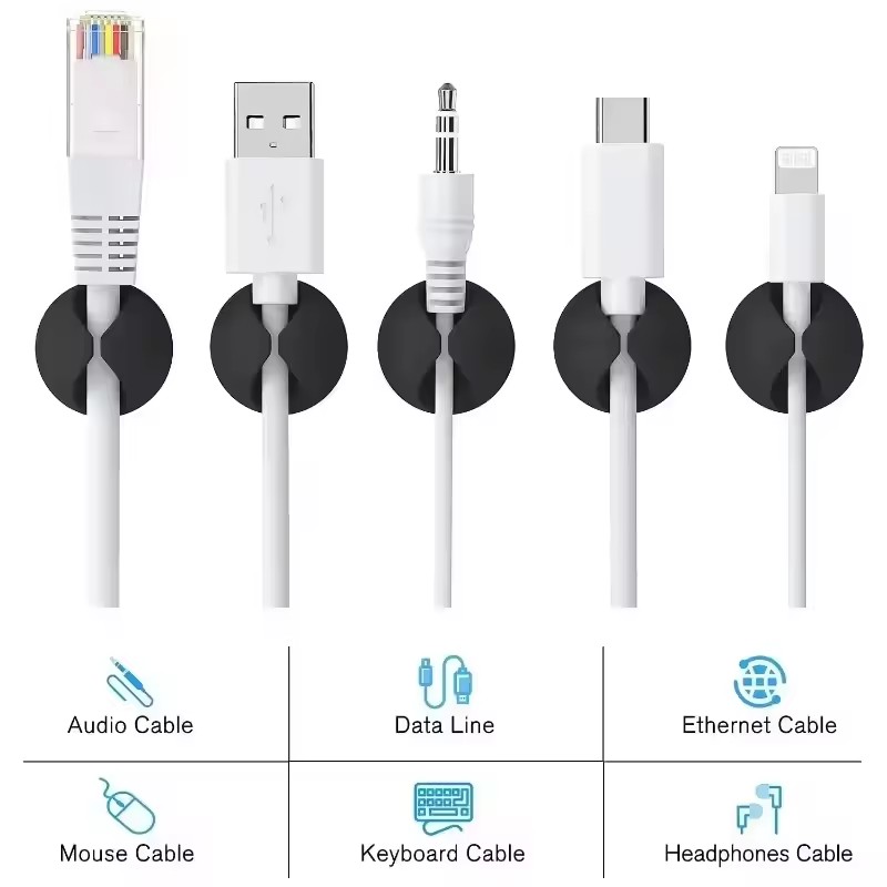 5/50 buah Pengatur Kabel Mini, - Desk Accessories ulasan dan harga