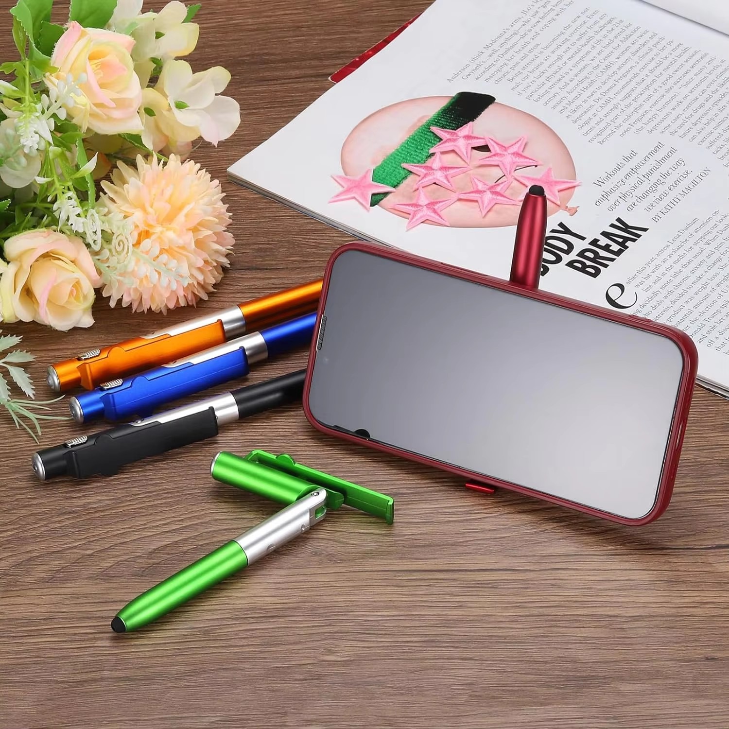 Pena Bolpoin Multifungsi 4-in- - School Supplies ulasan dan harga