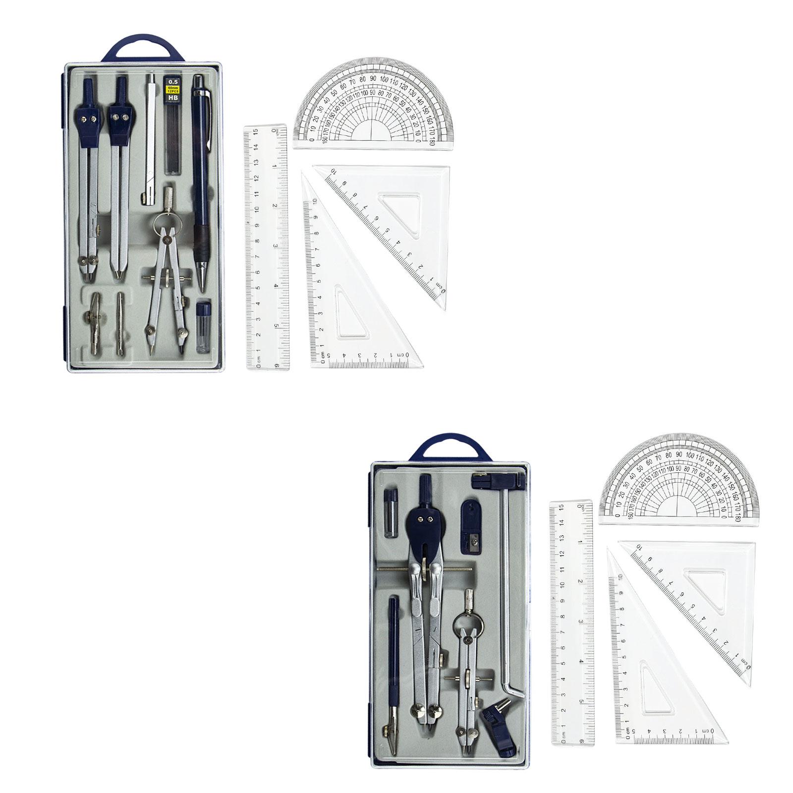 Set Geometri Alat Geometri Ese - Math Geometry Set With Compass ulasan dan harga