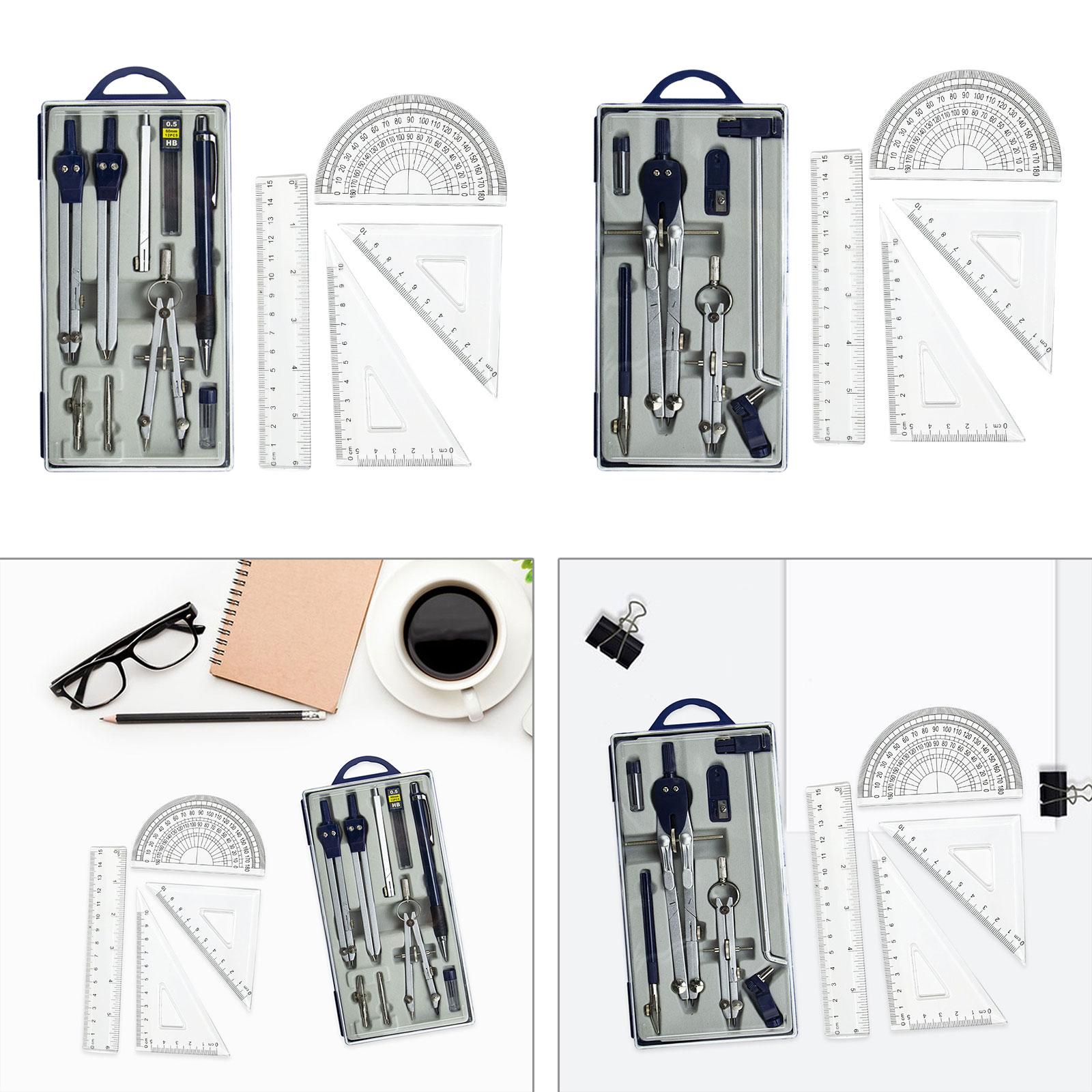 Set Geometri Alat Geometri Ese - Math Geometry Set With Compass ulasan dan harga