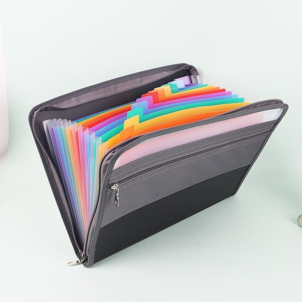 13 Kantong, Folder Berkas yang - Expandable Accordion File Folder 13 Pockets ulasan dan harga