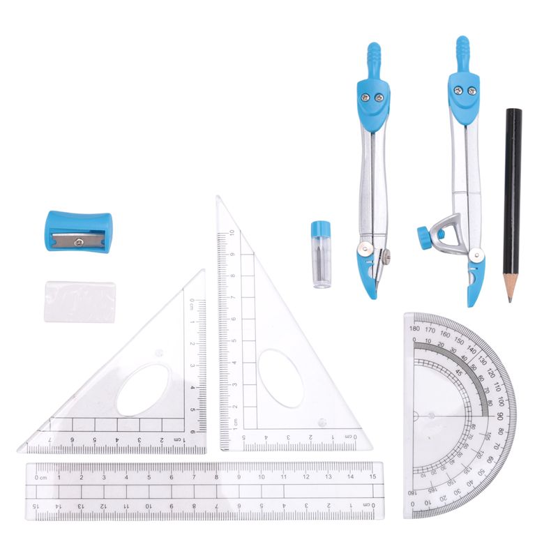 Set Kompas Geometri Superior 1 - Math Geometry Set With Compass ulasan dan harga