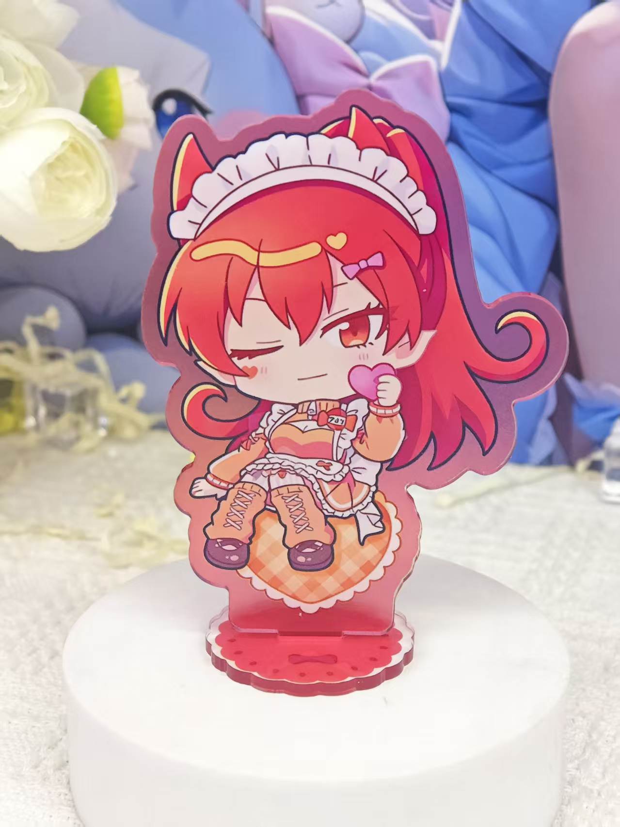 Set Figur Akrilik Gaya Pelayan - Desk Accessories ulasan dan harga