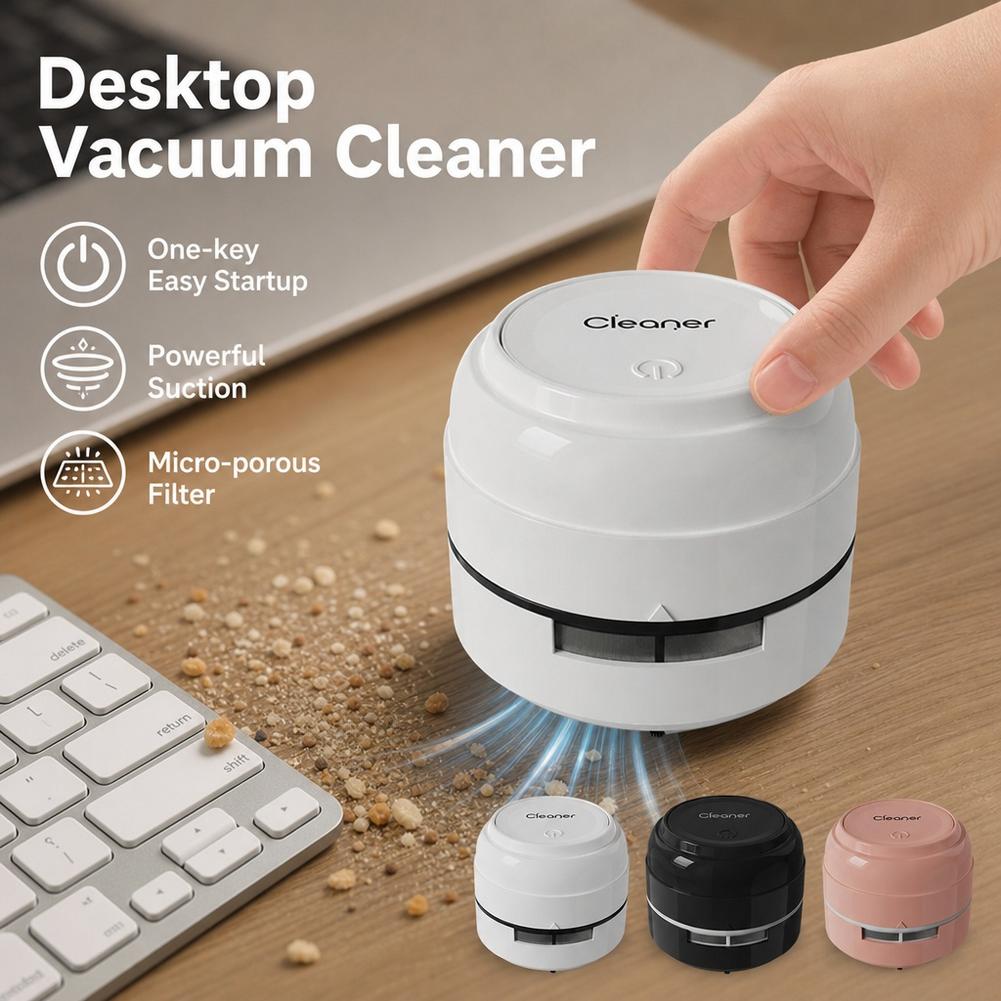 Penyedot Debu Mini Nirkabel un - Mini Desktop Vacuum Cleaner For Eraser Dust ulasan dan harga